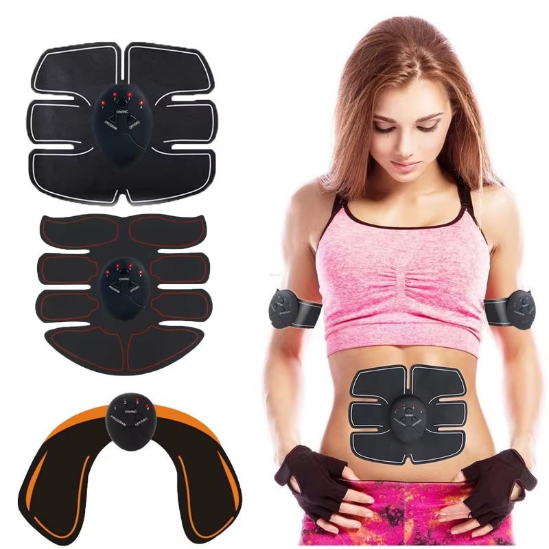 Electric Muscle Stimulator Wireless Buttocks Hip Trainer Abdominal ABS Stimulator Fitness Body Slimming Massager