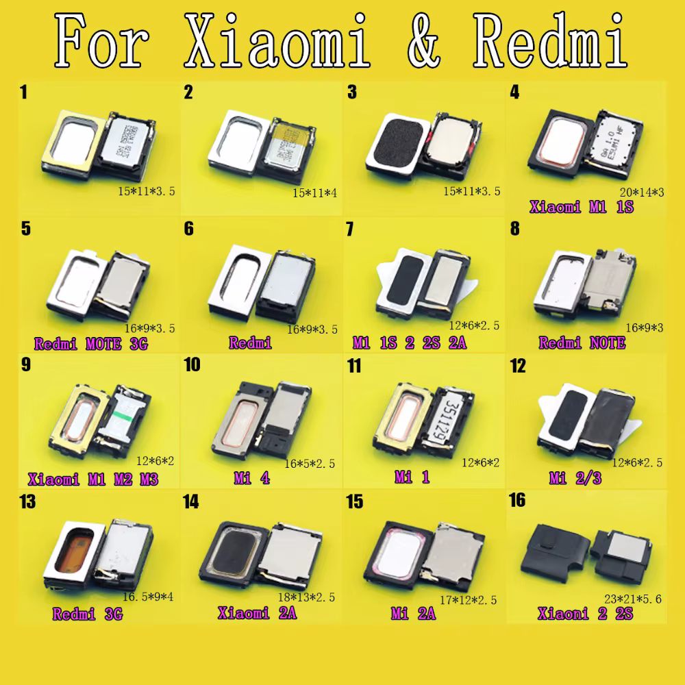 Loudspeaker Loud Speaker Buzzer For Xiaomi Redmi Hongmi NOTE 3G M1 1S 2S MI 2A 3S MI4 M3 M2 MI2/3 Pro SE Top Quality
