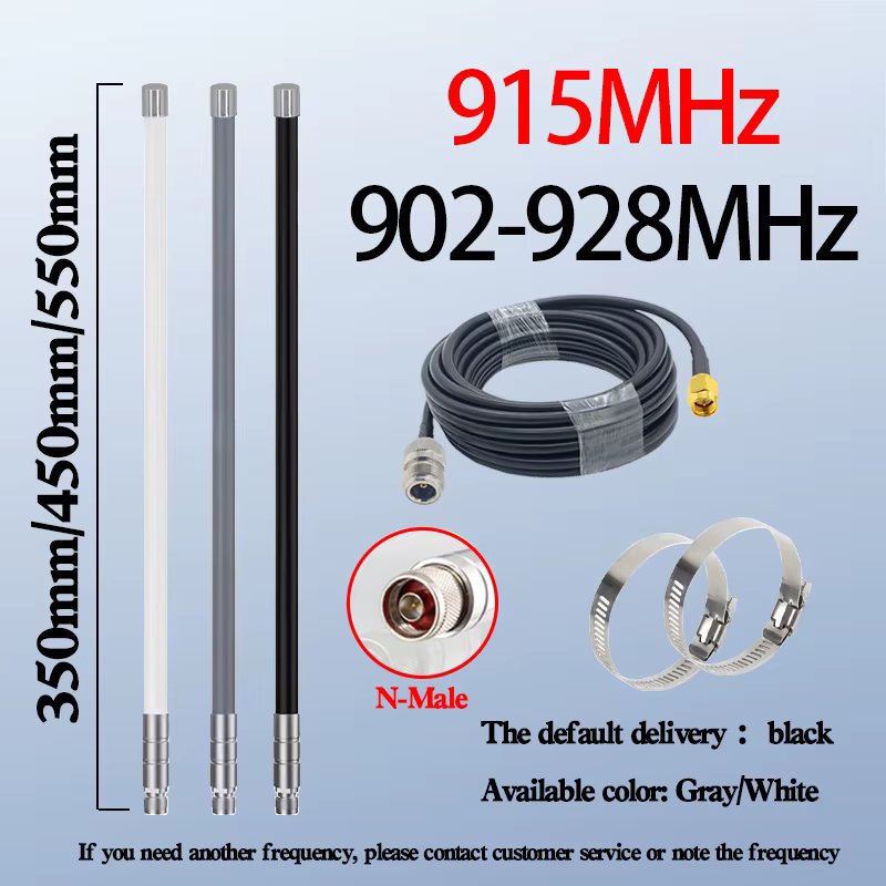 LoRaWAN Gateway 915MHz Antenna for Helium Miner Hotspot Meshtastic Antenna 902-928MHz 915-928MHz 920-923MHz 922MHz OMNI Antenna