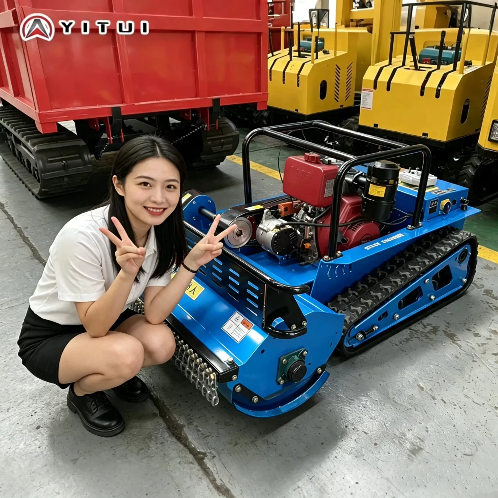 2026 Hot Sale High Quality Customized Remote Control Lawn Mower CE EPA Certified Smart RC Grass Cutter for Garden Farm