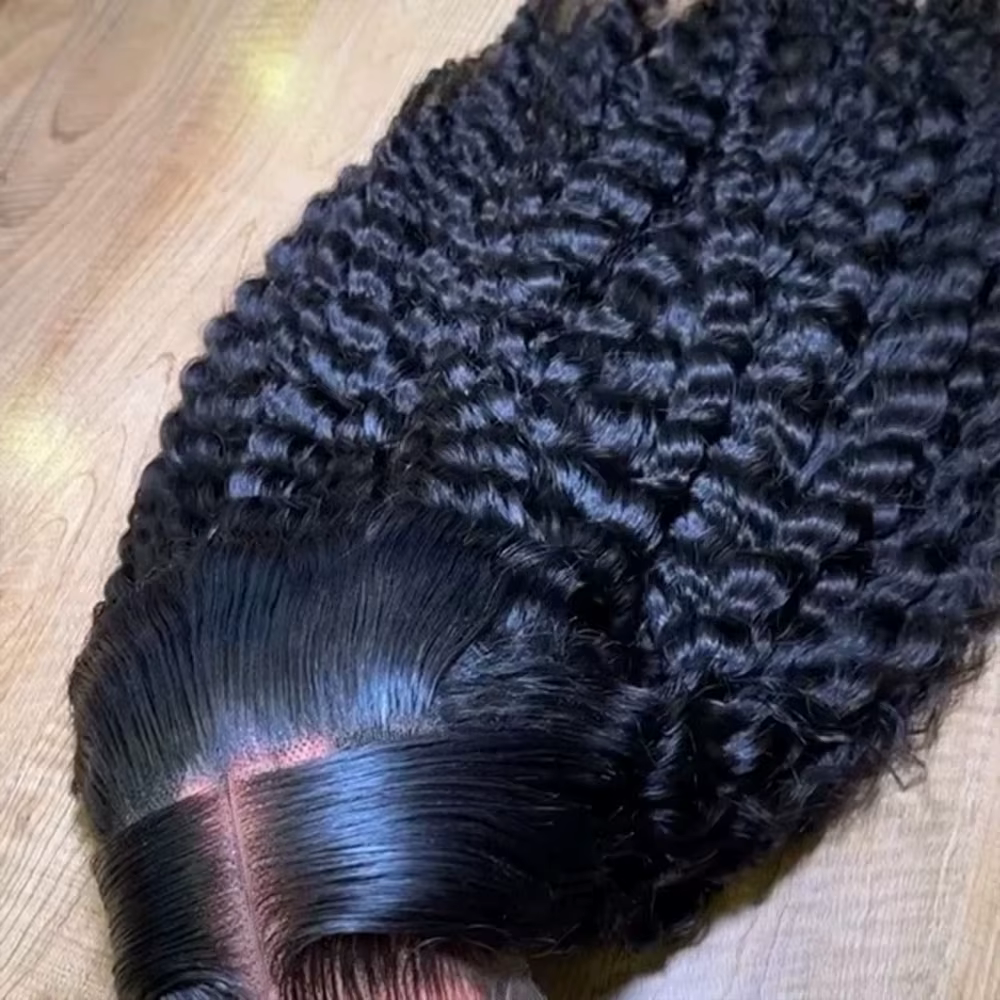 38 40 Inch 13x6 HD Deep Wave Lace Front Wig 200% Density Deep Wave Human Hair Wig Brazilian Virgin Curly Human Hair Wig For Women 13x4 Glueless Lace Frontal Wigs With Baby Hair Pre Plucked Hairline Natural Color