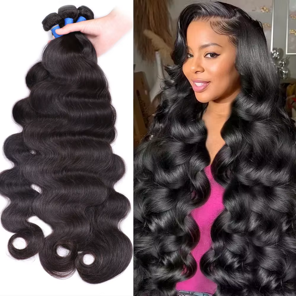 Body Wave Human Hair Extensions Curly Bundles Brazilian Hair Weavings Human Hair Bundles 10-26 38 40 Inch 1/3/4 Bundles 50g