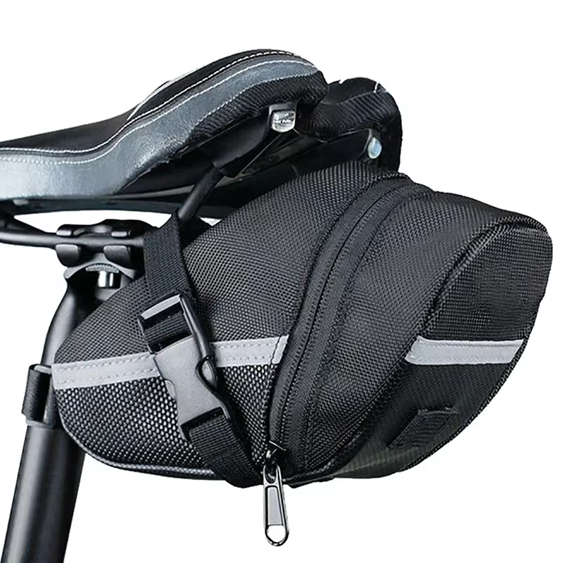 Nylon Bicycle Bag Waterproof Mountain Bike Saddle Storage Seat Rear Tool Pouch Outdoor Cycling Accessories