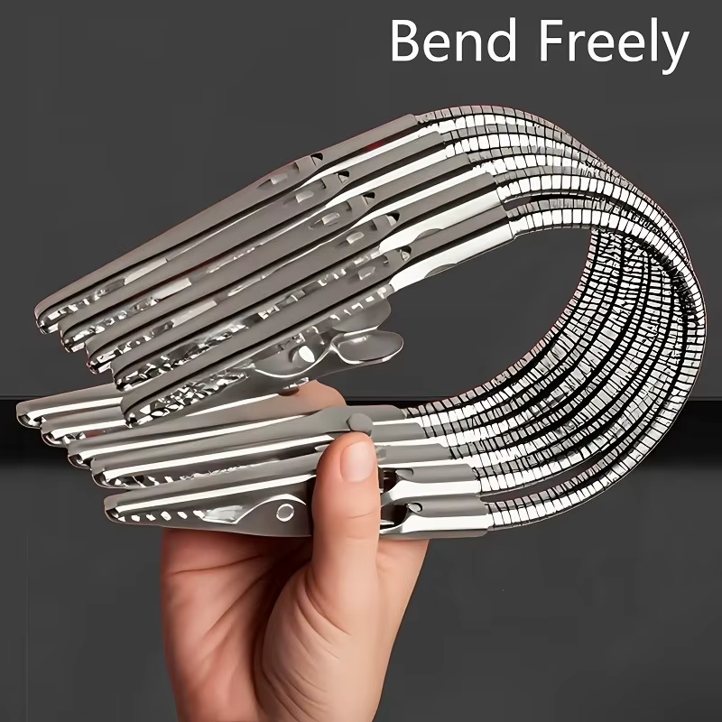 Heavy-Duty Multipurpose Double-Headed Crocodile Clip Holder - Dual Clamp with Bendable Design,Compatible with Mosquito Coils