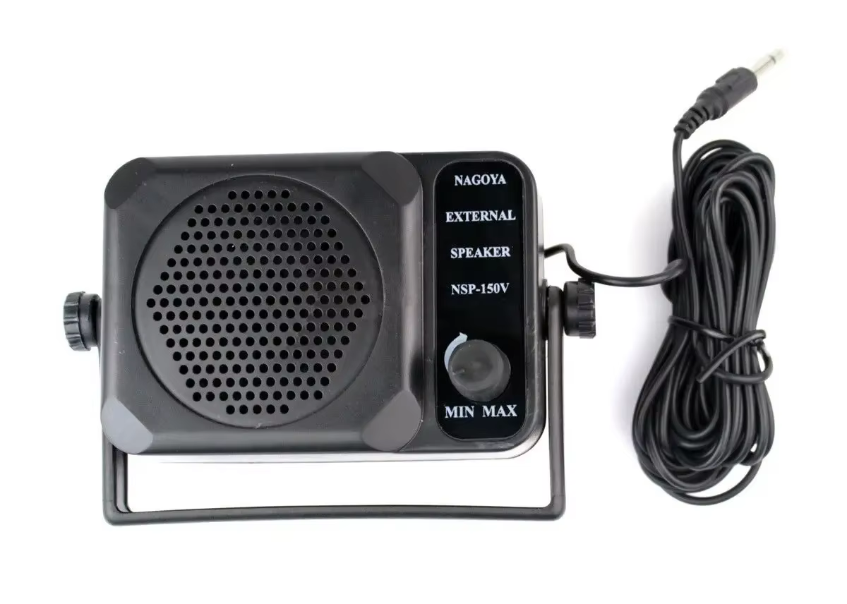 NSP-150V Mini Ham CB Radio External Speaker for Yaesu Kenwood ICOM Motorola Car Mobile Radio Compatible with HF VHF UHF Transcei