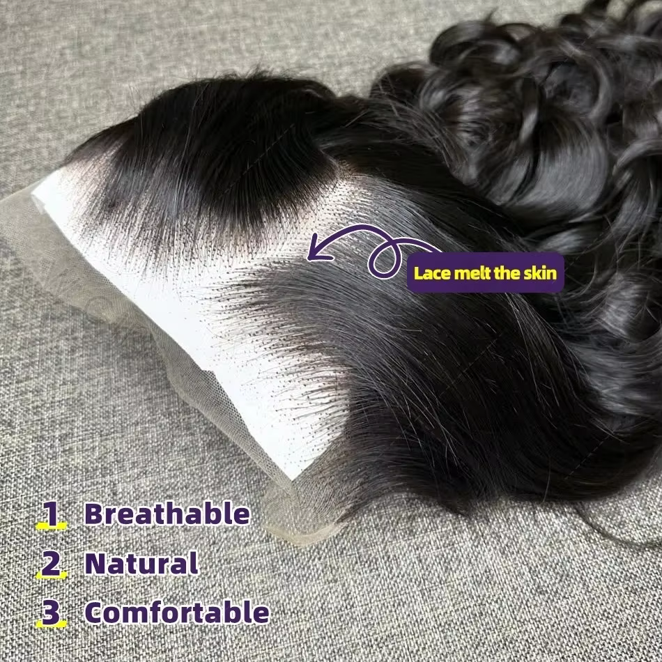 40 42 Inch 250% Density Human Hair Wigs Body Wave 13x4 13x6 HD Lace Frontal Wigs Glueless Wear&Go Wigs Pre Plucked Baby Hair Soft Bouncy Brazilian Virgin Hair Wigs For Ladies