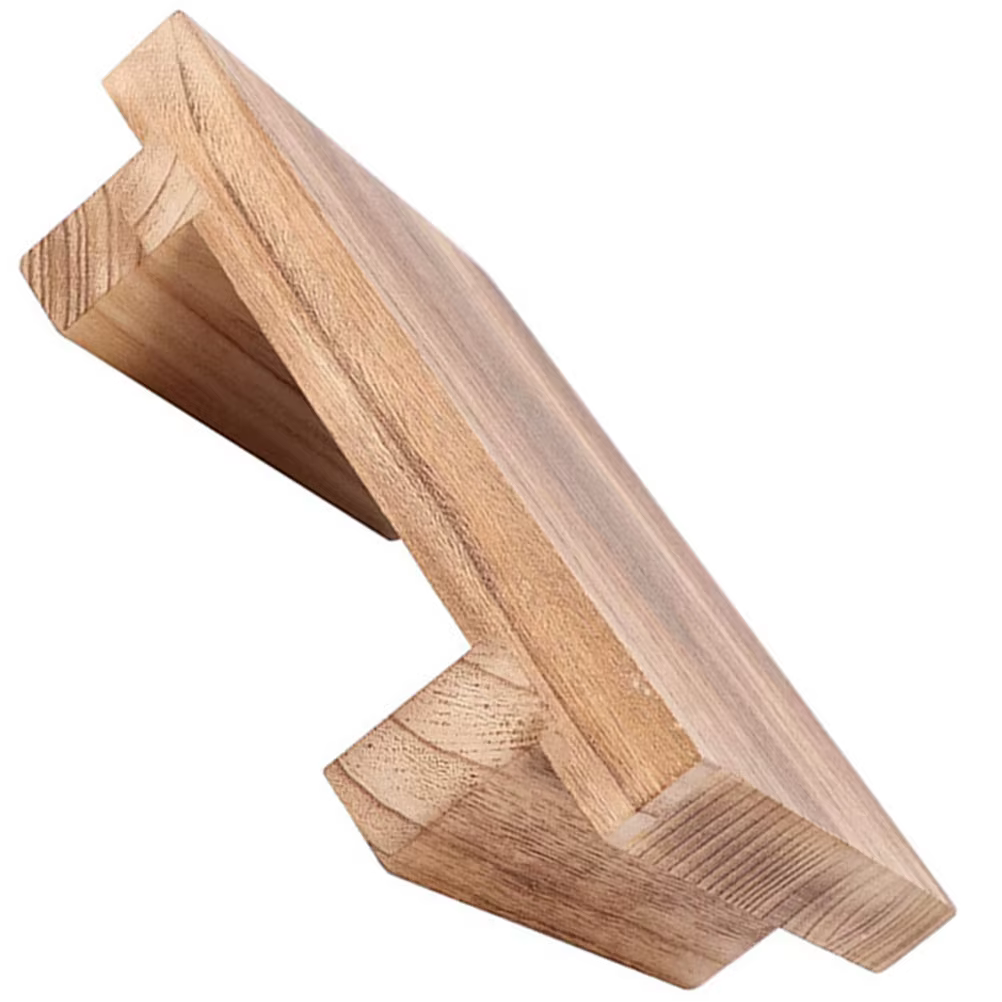 Sturdy Wooden Step Stool Design for Bedroom Living Room Entryway Safety Support Household Utility Stepping Stool Bench