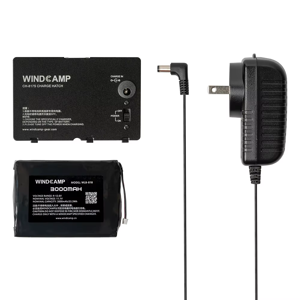 WINDCAMP Battery Pack for Yaesu Ft-818 FT-817 3000mah Includes Replacement Battery/Charger/Battery Cover