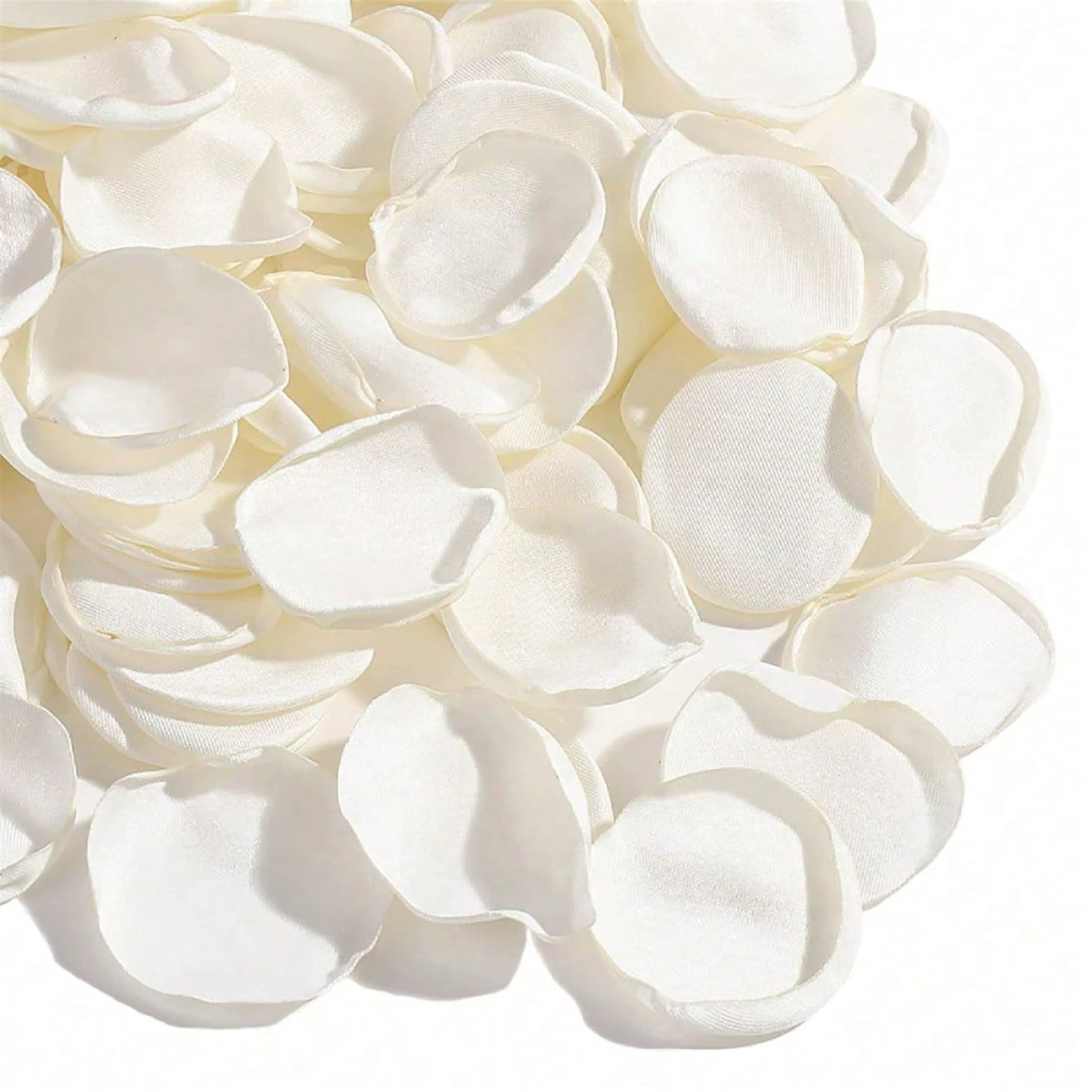 100/200/50pcs,White Artificial Flowers Silk Rose Petals For Weddings, Bridal Showers & Parties,Aisle Runners & Confetti , Propos