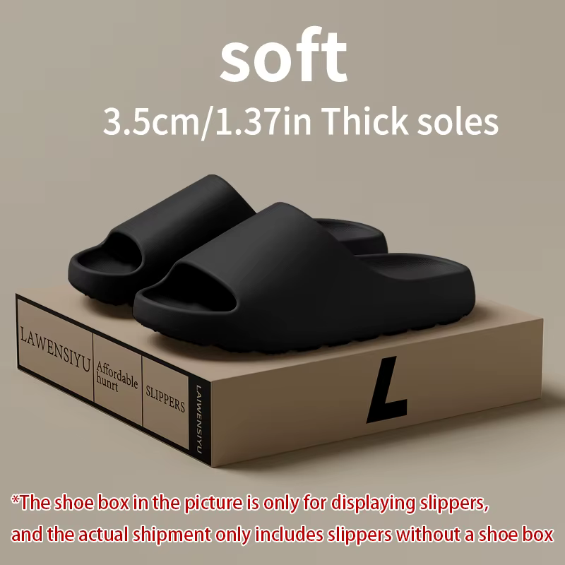 EVA Anti-Slip Men's Slippers Home Thick Bottom Slippers Comfortable Lightweight Indoor Outdoor House Slippers