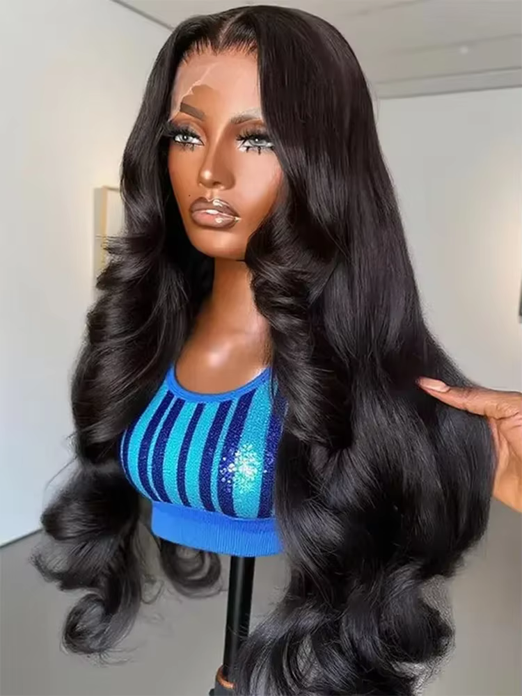 40 Inch Body Wave HD Lace Frontal Wig Human Hair 13x4 HD Lace Front for Black Women Pre-Plucked Brazilian Hair Wig