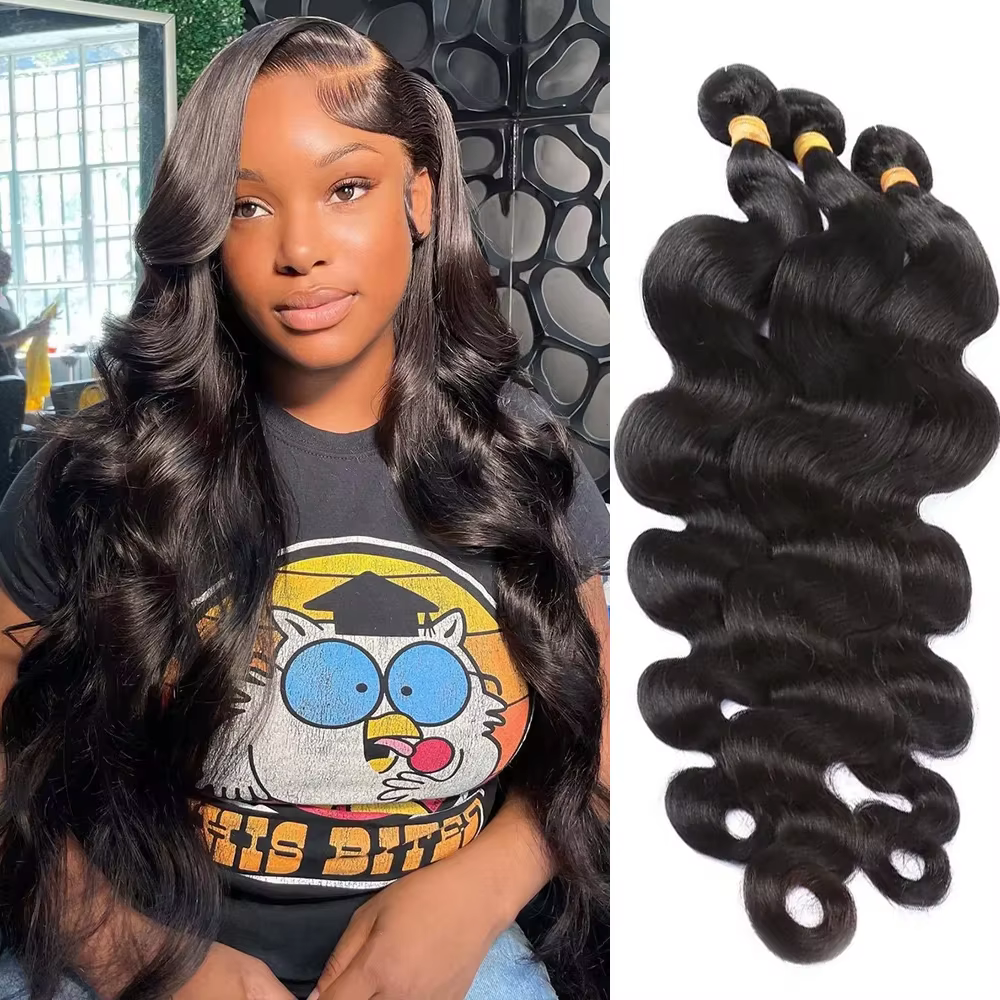 Peruvian Human Hair Bundles Body Wave 26 28 30 inch Virgin Human Hair 3 4 Bundles Women Sew In Quick Weave Raw Hair Extensions