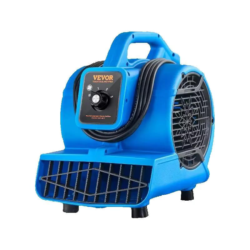 SucceBuy Floor Blower 1360 RPM 600 CFM Air Mover for Drying and Cooling Portable Dryer for Janitorial Home Plumbing Commercial