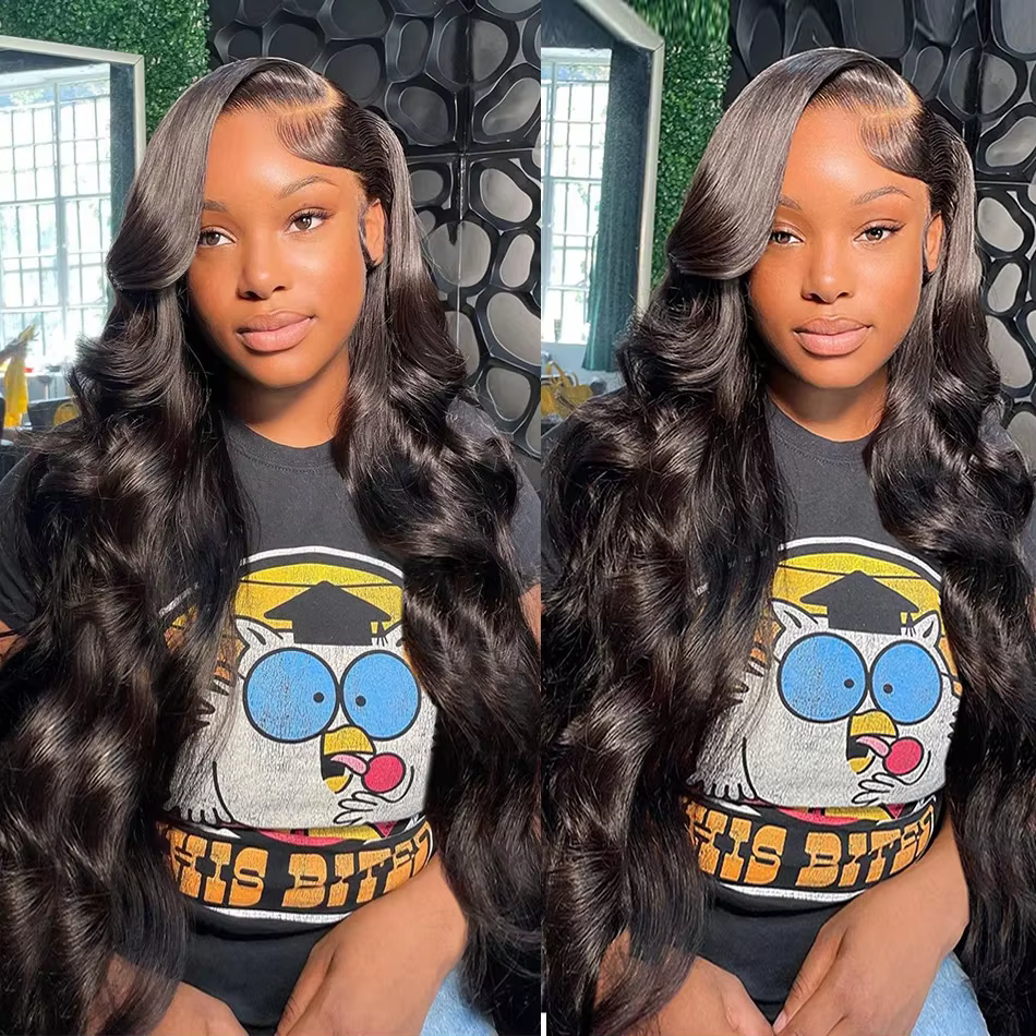13x4 Body Wave Brazilian Human Hair Wig for Women Pre-Plucked 13x6 HD Lace Frontal with 4x4 Closure Natural Looking Hair Extensions