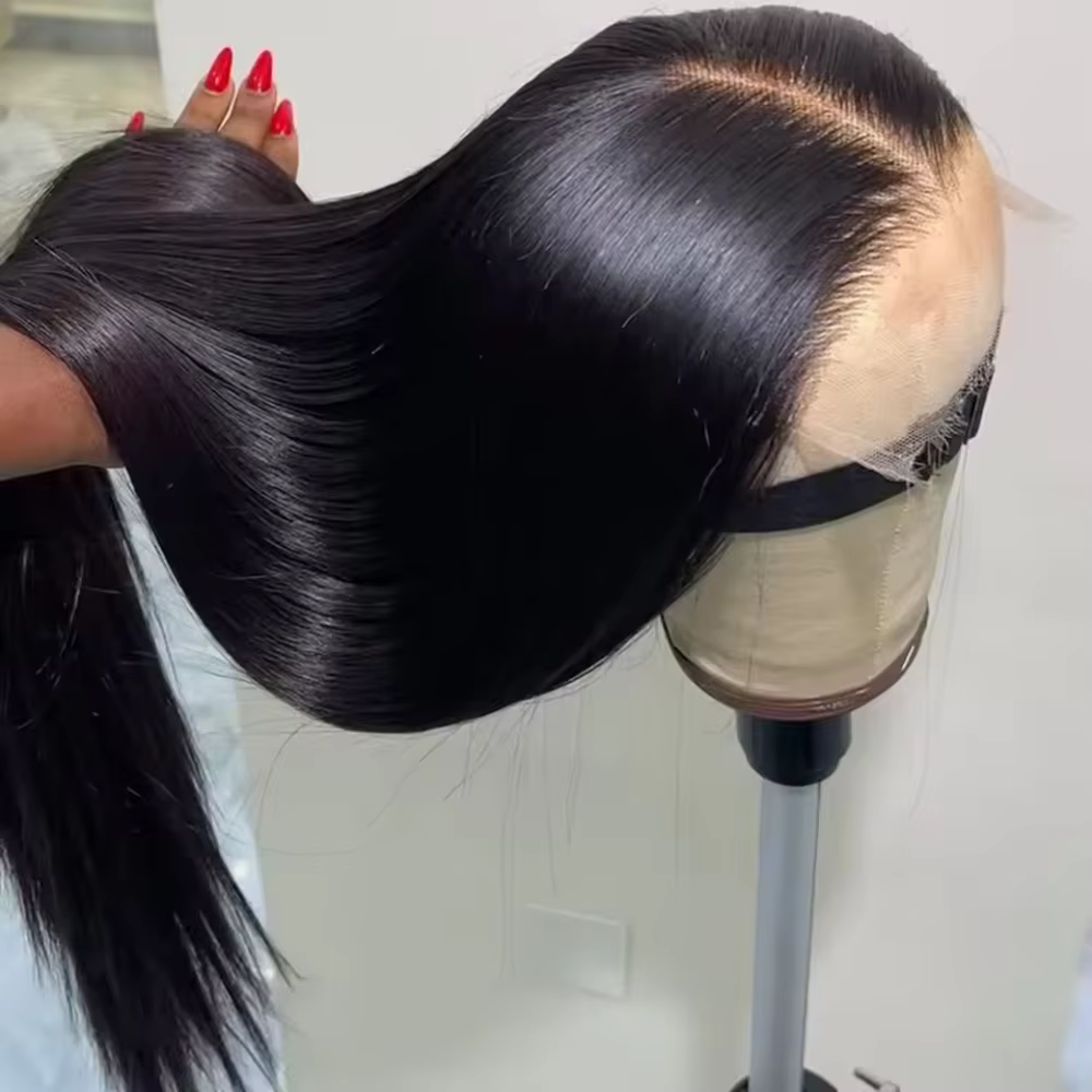 40 42 Inch Straight Human Hair Wigs 13x4 13x6 HD Lace Frontal Wigs For Women Glueless Bone Straight Lace Front Human Hair Wigs