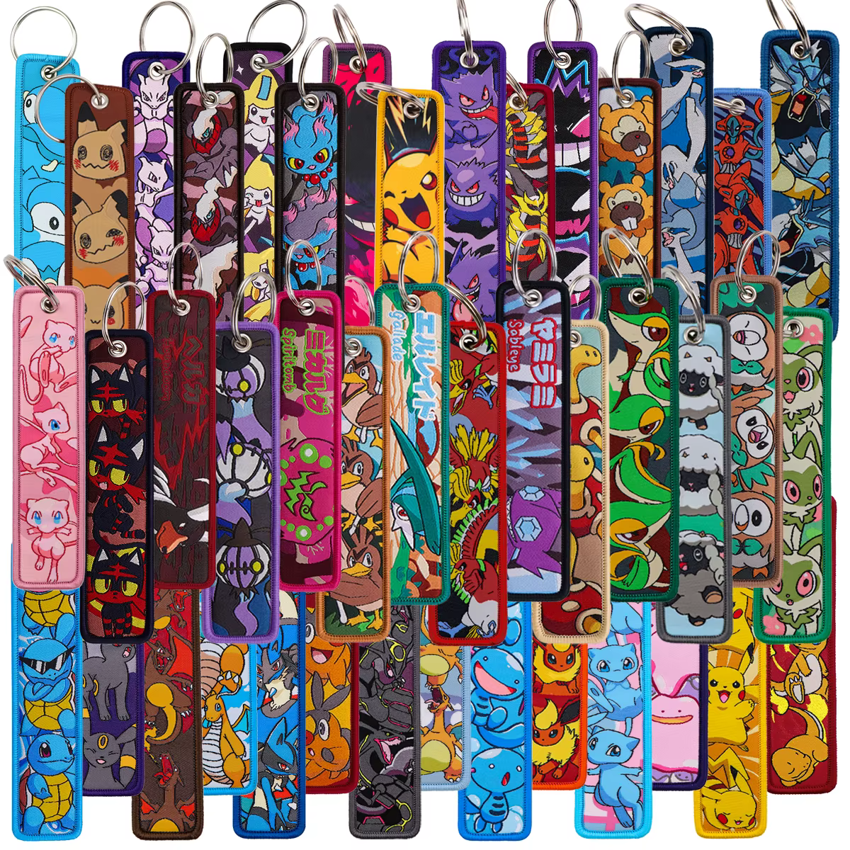 Anime Cool Game Key Tag for Car Motorcycles Cute Cartoon Animals Keys Holder Keyring Fashion Jewelry Accessories Gifts 1pcs