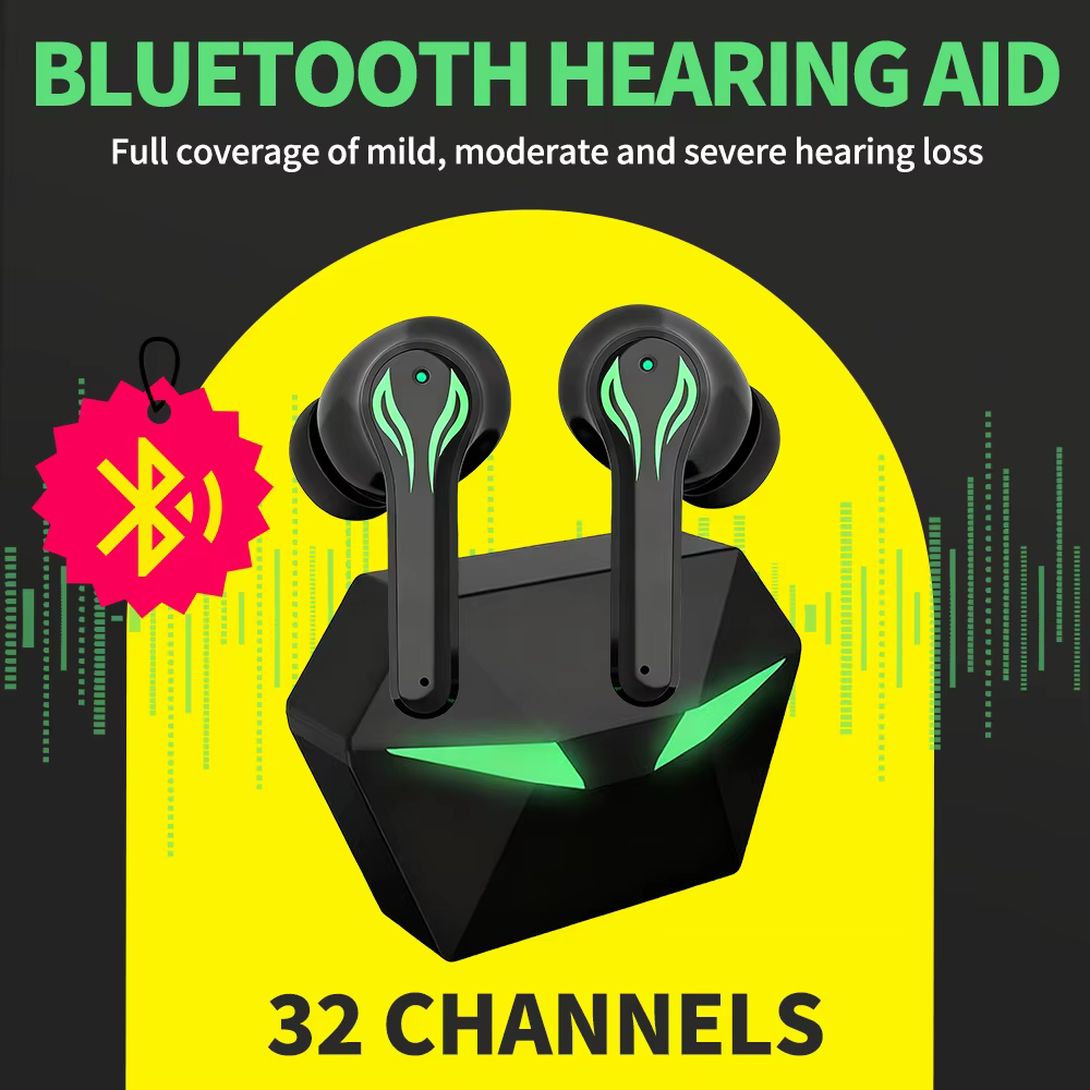 Latest Generation Hearing Aid For Deafness 32 Channels Bluetooth Sound Amplifier Noise Reduction Ear Aids Advanced Devices