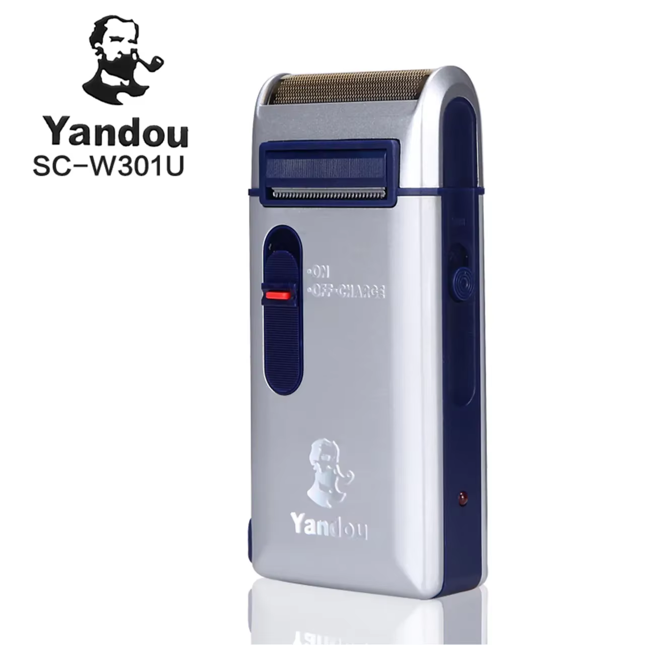 Yandou electric razor Shaver Rechargeable Long life Silver men's razor Rechargeable men sideburns trimmer men razor sets