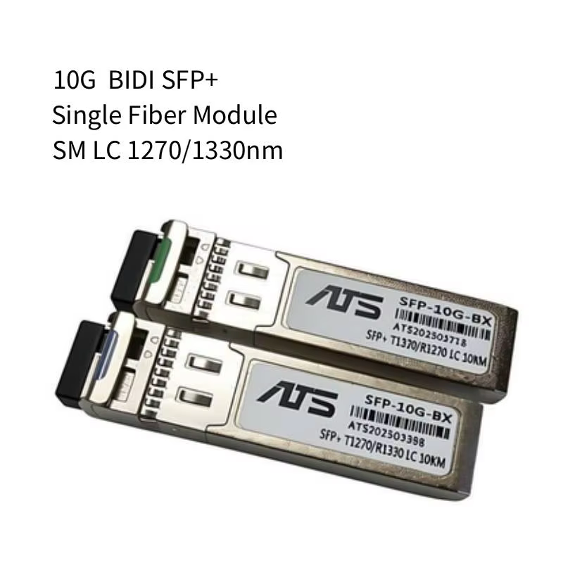 10G BIDI SM LC SFP+ 1270/1330nm Single Mode 10KM/20KM/40KM Fiber Optic Module Compatible for Cisco Mikrotik Switch