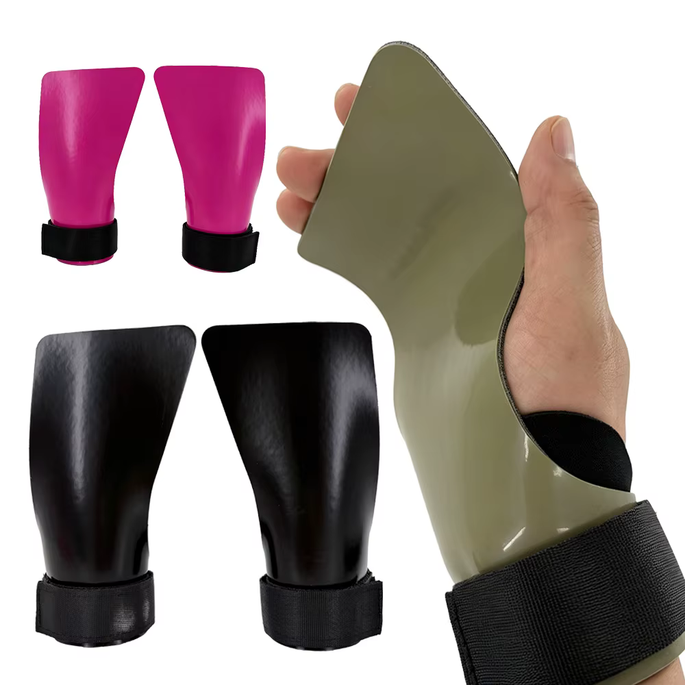No Magnesium Silicone Kevlar Gymnastics Hand Grips for Crossfit Pull Up WOD Home Gym Workout Ultra Sticky Chalk Free
