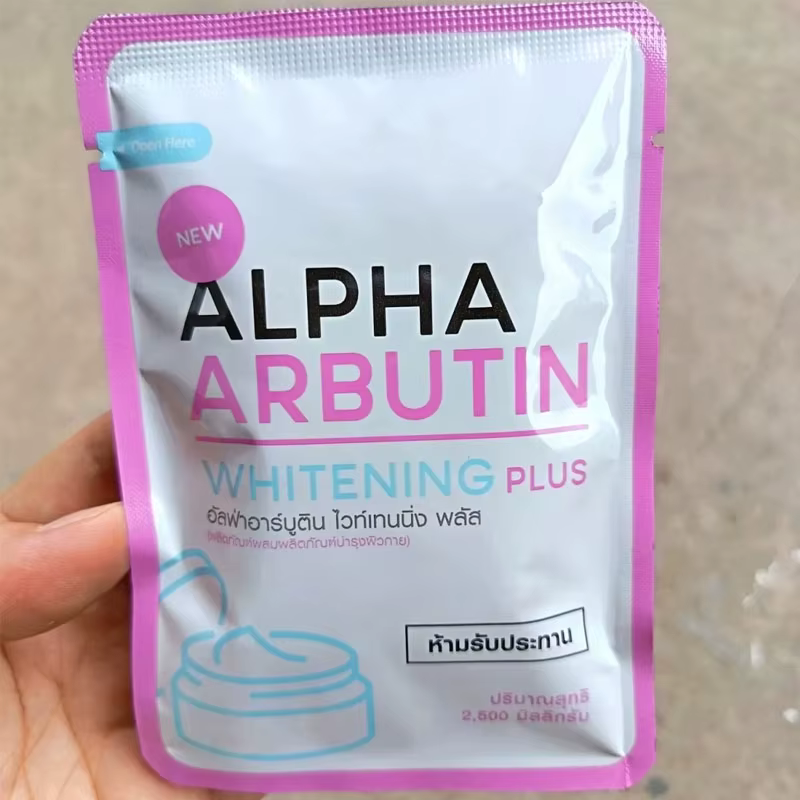 Vietnam Trang Da Alpha Arbutin 3 Plus Brightening Powder To Mix with Lotion for Correcting Dark Spots Even Glowing Skin Tone