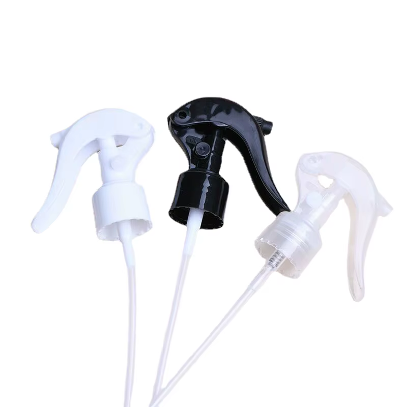 10pcs/lot 24/410 28/410 White Black Transparent Plastic Trigger Sprayer Nozzles 24mm 28mm Trigger Pump Spray Cap