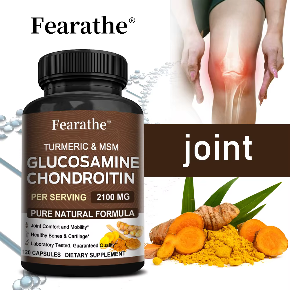 Glucosamine Chondroitin MSM – Joint Support Supplement for Women and Men with Glucosamine Sulfate for Cartilage and Flexibility