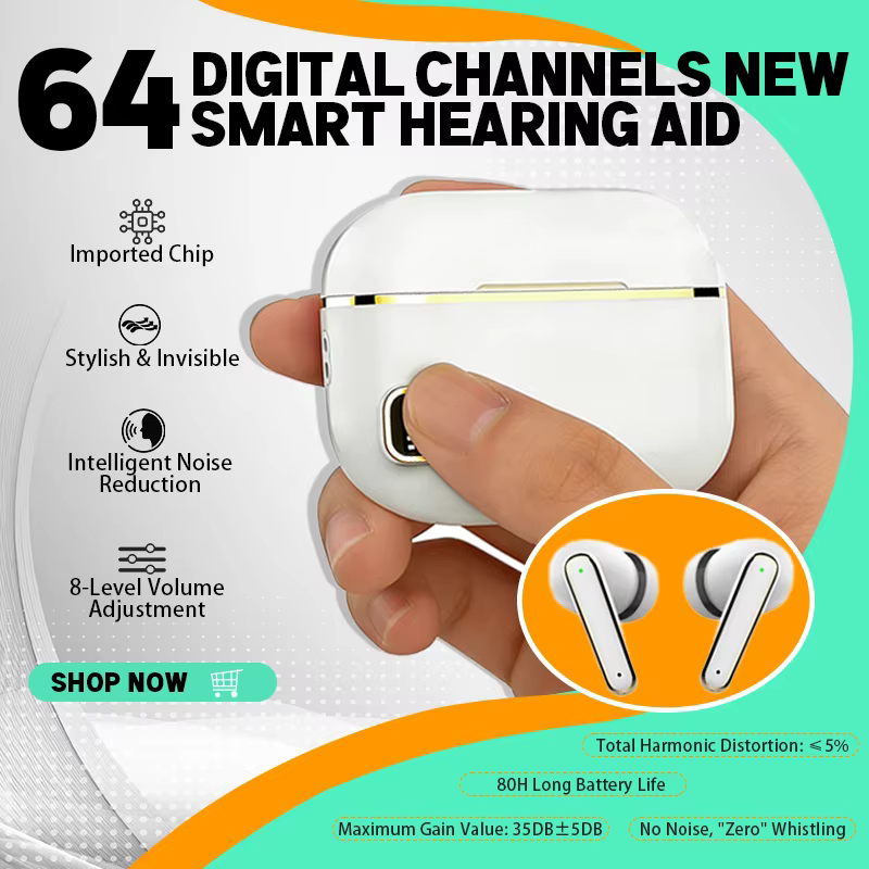 Medical-Grade Bluetooth Hearing Aid Imported Chip For Clear Sound No Blocking No Stuffiness For All-Day Wear Noise Reduction